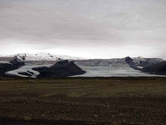 Gletscher nach Skaftafell