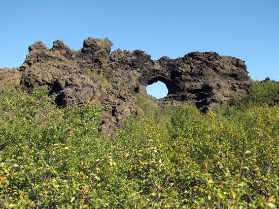 Lavawand in Dimmuborgir