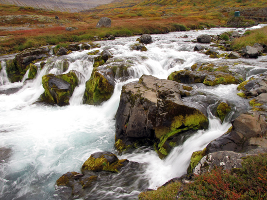 Wasserfall Bæjarfoss