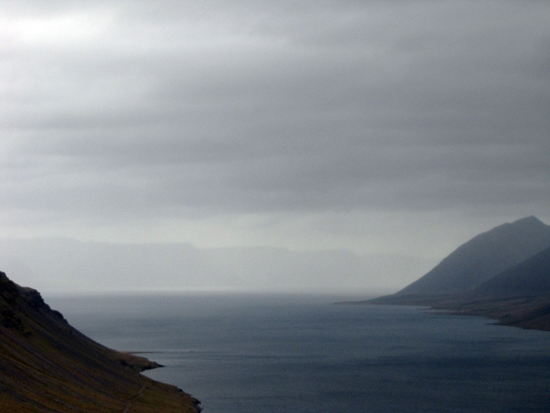 düstere Landschaft bei Patreksfjördur