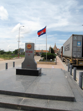 Grenzübergang Vietnam / Kambodscha