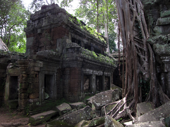 verfallene Gebäude in Angkor Thom