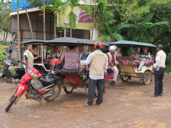 unsere Tuk Tuks fr Angkor