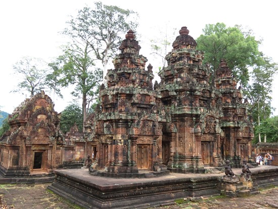 Gebude im Banteay Srei