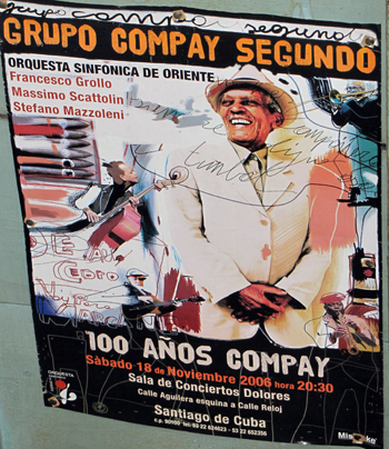 Plakat im angeblichen Buena Vista Social Club