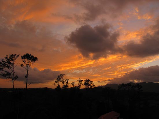 Sonnenuntergang in Vinales