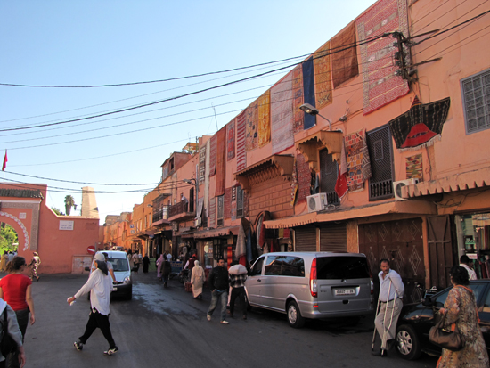 Teppichhändler in Marrakesch