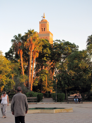 Minarett der Koutoubia Moschee