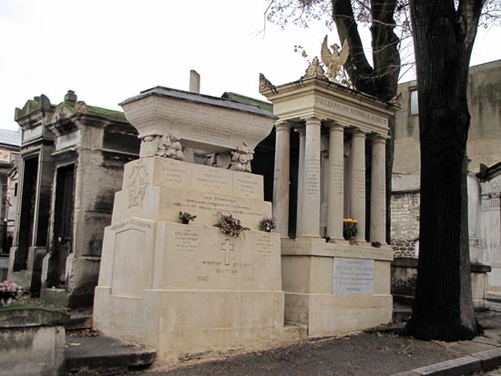 Gräber auf dem Friedhof Saint Vincent