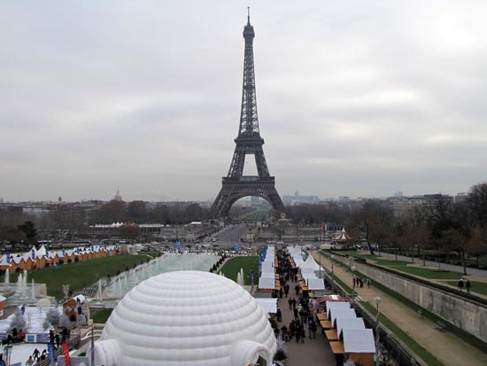 Eiffelturm vom Trocadero gesehen