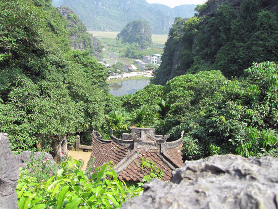 Ausblick von oberhalb der Pagode